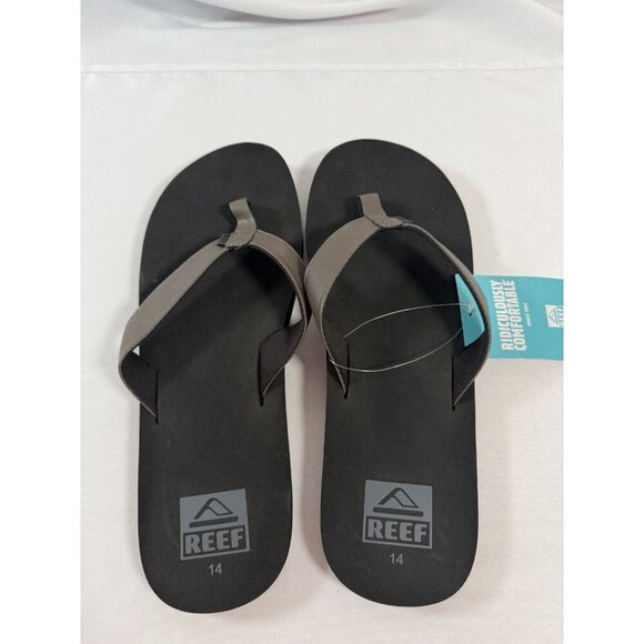 Leather Men’s Reef Sandals/flip Flops. Size 14 - Picture 3 of 5